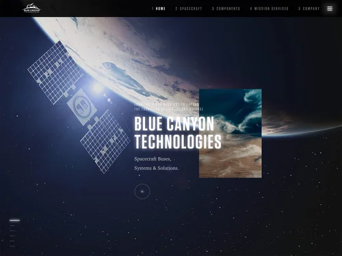 「Blue Canyon Technologies」のキャプチャ画像