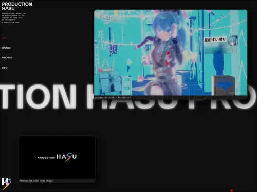 「PRODUCTION HASU」のキャプチャ画像