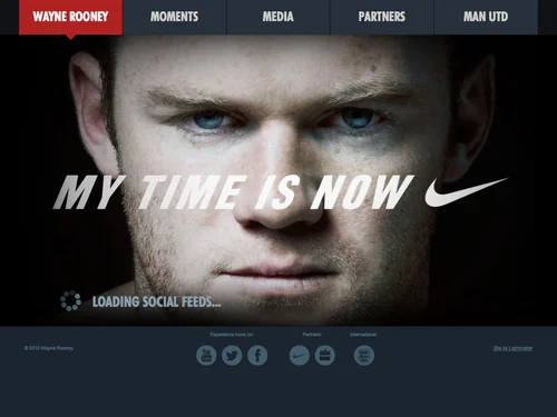 「Home - Wayne Rooney」のキャプチャ画像