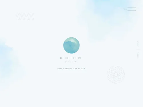 「久留米のピラティススタジオ『BLUE PEARL』」のキャプチャ画像