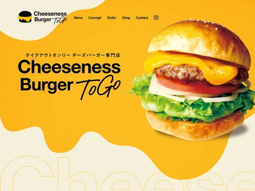 「Cheeseness Burger ToGo チーズネスバーガー」のキャプチャ画像