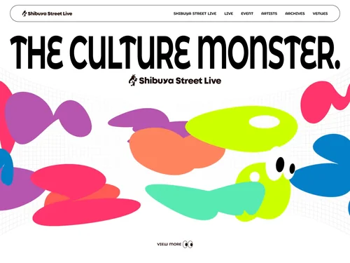 「SHIBUYA STREET LIVE｜公式サイト」のキャプチャ画像