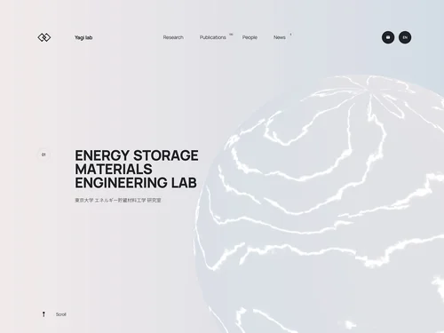 「Yagi laboratory」のキャプチャ画像
