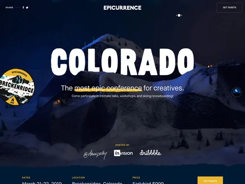 「Epicurrence – Breckenridge, Colorado」のキャプチャ画像