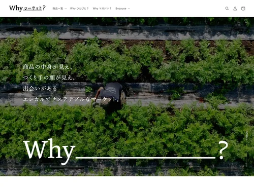 「Why マーケット ?」のキャプチャ画像