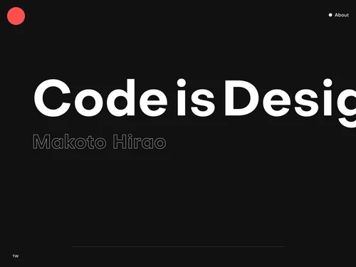 「平尾 誠 ｜WEB_DESIGNER MAKOTO HIRAO」のキャプチャ画像