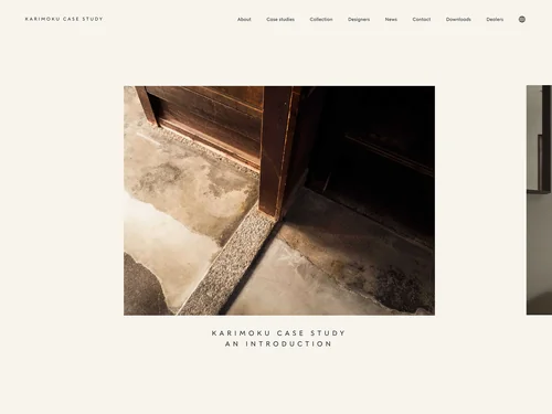 「KARIMOKU CASE STUDY」のキャプチャ画像