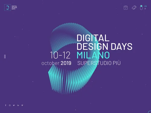 「Digital Design Days 10-12 October 2019 Milano, Superstudio Più」のキャプチャ画像