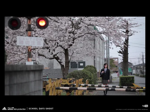 「SCHOOL DAYS SHOOT - adidas skin protection」のキャプチャ画像