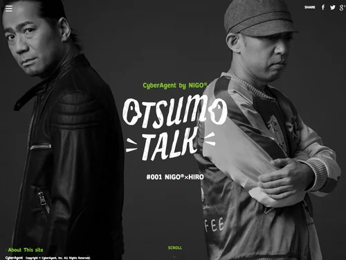 「OTSUMO TALK｜CyberAgent by NIGO®」のキャプチャ画像