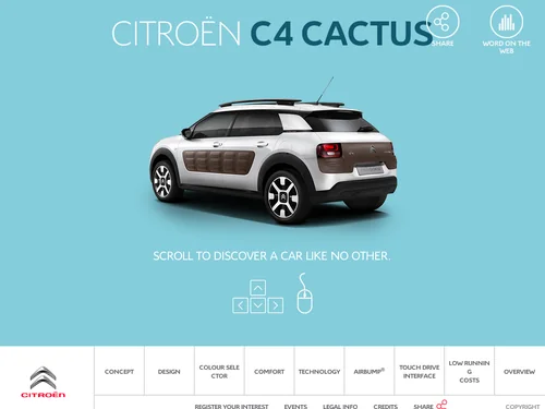 「New Citroën C4 Cactus | Discover the New Citroën C4 Cactus 2014」のキャプチャ画像