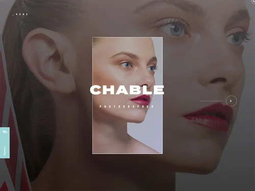 「CHABLE | PHOTOGRAPHER」のキャプチャ画像