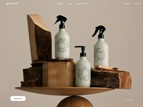 「大切な家族と自分に。暮らしのあり方を見つめ直すオーガニックホームケアブランド | groomin」のキャプチャ画像