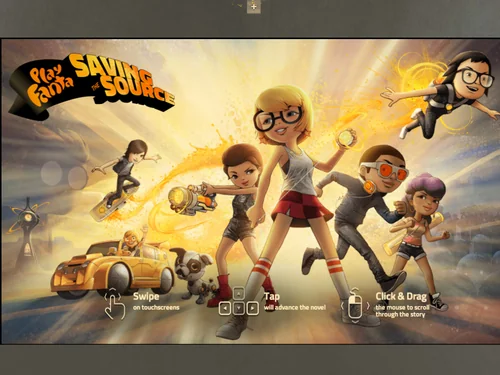 「Fanta Online Graphic Novel | Play Fanta: Saving the Source」のキャプチャ画像