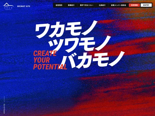「ソルー株式会社｜採用特設サイト - 東京のWEBマーケティング会社」のキャプチャ画像