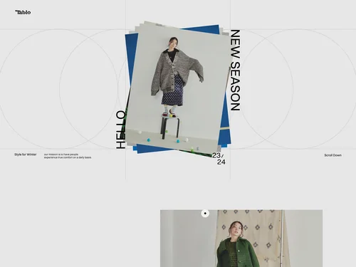 「2023 WINTER COLLECTION - 靴下屋」のキャプチャ画像