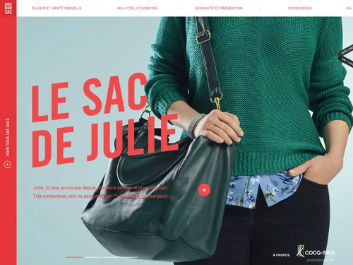 「Dans mon Sac - Accueil」のキャプチャ画像