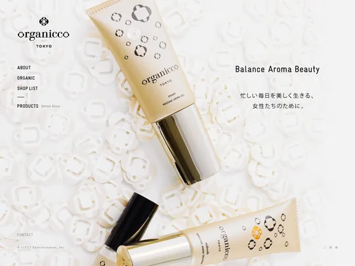 「organicco」のキャプチャ画像