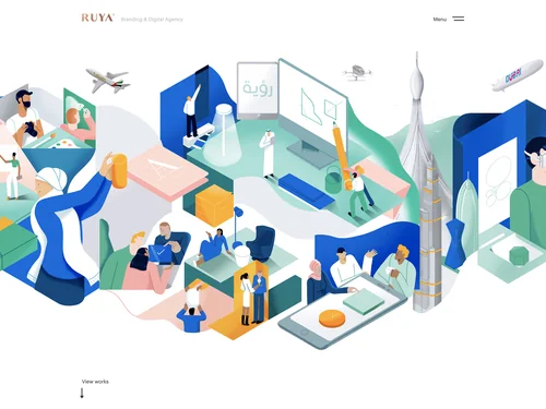 「Branding & Digital marketing agency in Dubai | RUYA」のキャプチャ画像