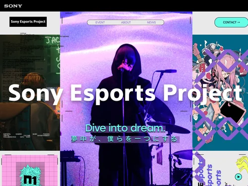 「Sony Esports Project」のキャプチャ画像