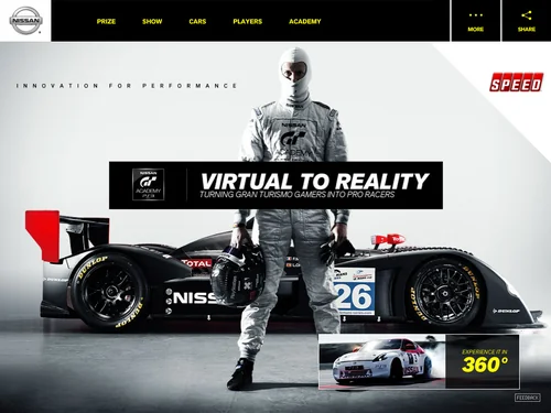 「Nissan GT Academy」のキャプチャ画像