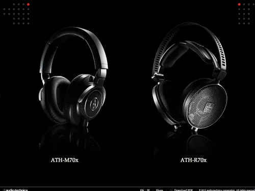 「OPEN &amp; CLOSED THE NEW FLAGSHIP HEADPHONES NOW LIVE!! | Audio-Technica」のキャプチャ画像