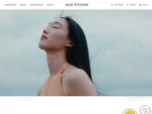 「HAIR KITCHEN ヘアキッチン公式」のキャプチャ画像
