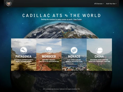 「Cadillac ATS vs The World」のキャプチャ画像