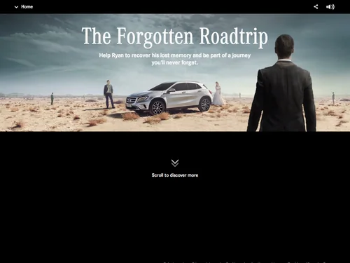 「The new Mercedes-Benz GLA – always restless.」のキャプチャ画像