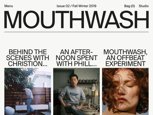 「Mouthwash — Home」のキャプチャ画像