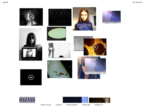 「VICTORIA BECKHAM | FASHION COLLECTIONS, DRESSES, HANDBAGS, &amp; ACCESSORIES」のキャプチャ画像