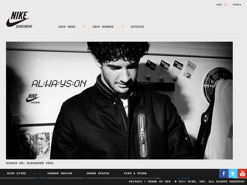「Nike Sportswear」のキャプチャ画像