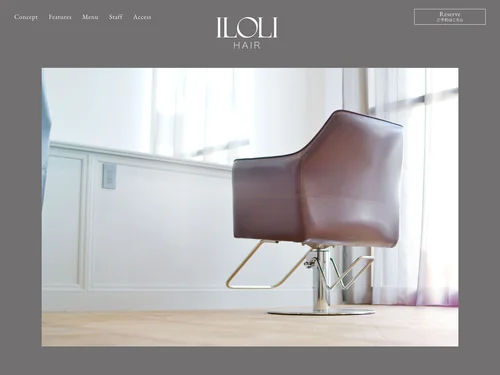 「ILOLI HAIR」のキャプチャ画像