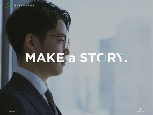 Design Set「IS NEW_Works」に含まれるサイトのキャプチャ画像 2枚目
