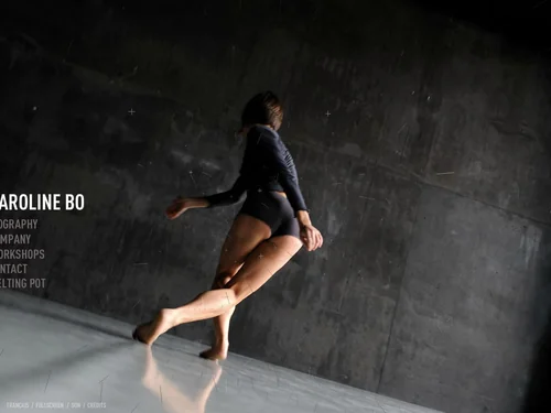 「Caroline Bo | Choreographer」のキャプチャ画像