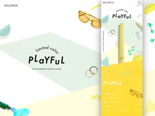 「&ndash;&ndash;&ndash;💄PLAYFUL&ndash;&ndash;&ndash; | 美容家電ブランド【SALONIA(サロニア) 】公式サイト」のキャプチャ画像