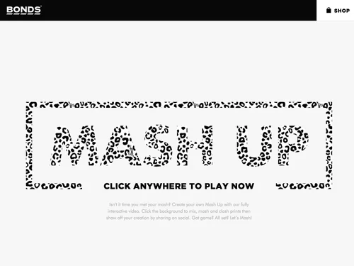 「Create Your Ultimate Mash Up with Bonds」のキャプチャ画像