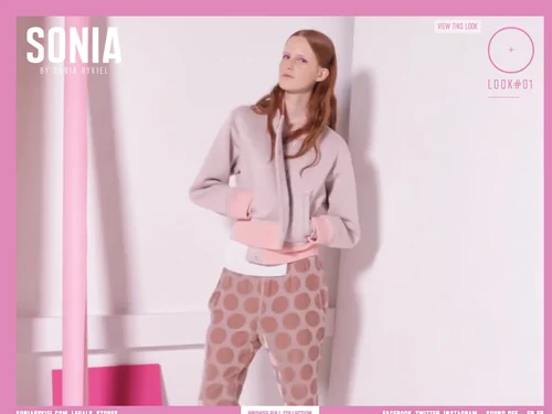 「Sonia by Sonia Rykiel Fall Winter 2013」のキャプチャ画像