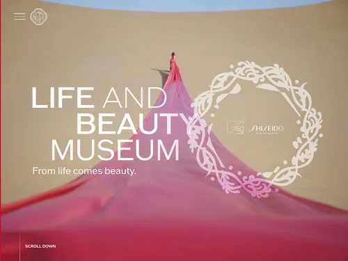 「SHISEIDO LIFE AND BEAUTY MUSEUM」のキャプチャ画像