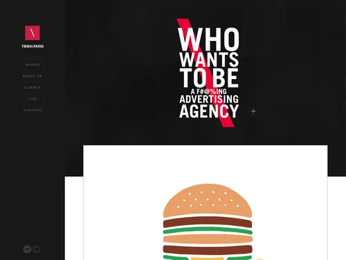 「TBWA\Paris」のキャプチャ画像