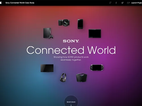 「Fi Case study: Sony Connected World」のキャプチャ画像