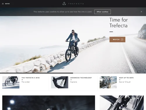 「Trefecta Mobility | High Performance E-Bike」のキャプチャ画像