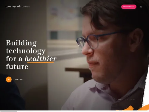 「Careers &amp; Culture | CoverMyMeds | See Yourself Here」のキャプチャ画像