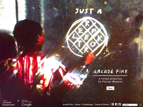 「Arcade Fire / Just a Reflektor」のキャプチャ画像