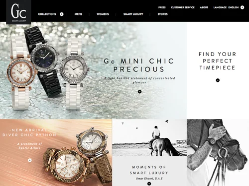 「Gc Watches - GcWatches.com」のキャプチャ画像