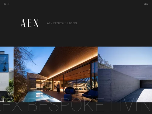 「AEX BESPOKE LIVING」のキャプチャ画像