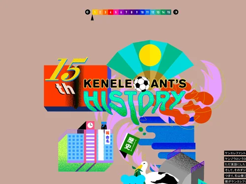 「KENELEPHANT'S 15TH HISTORY」のキャプチャ画像