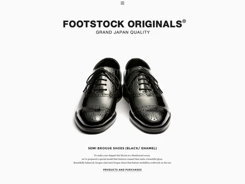「FOOTSTOCK ORIGINALS」のキャプチャ画像
