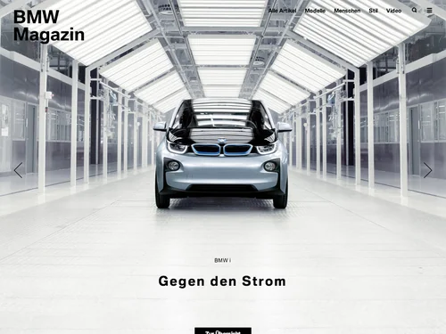 「Home | BMW Magazin」のキャプチャ画像
