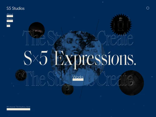 「S5-Studios — The Studio to Create S&times;5 Expressions.」のキャプチャ画像